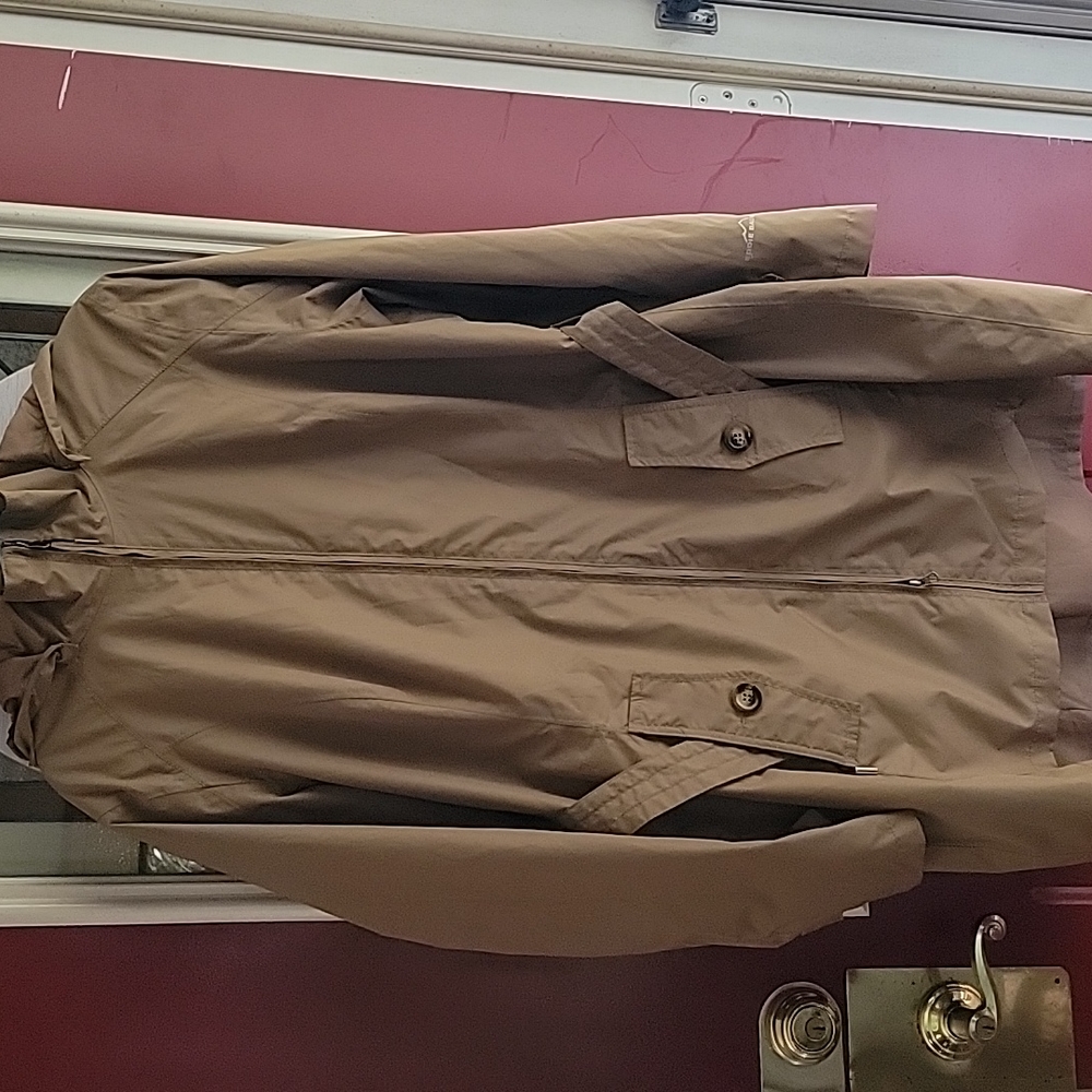 NWOT Eddie Bauer Weatherproof Trench Coat Tan size XL